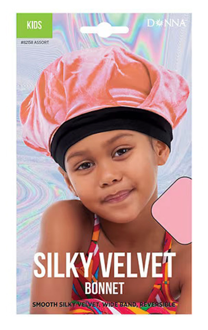 Donna Kids Silky Velvet Bonnet