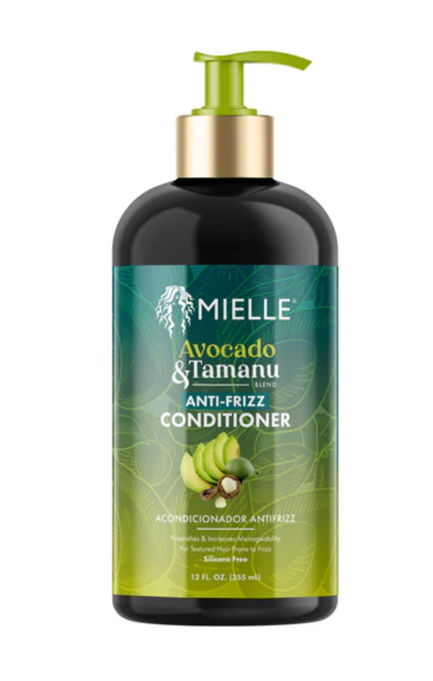 MIELLE ORGANICS Avocado & Tamanu Anti-Frizz Conditioner 12oz