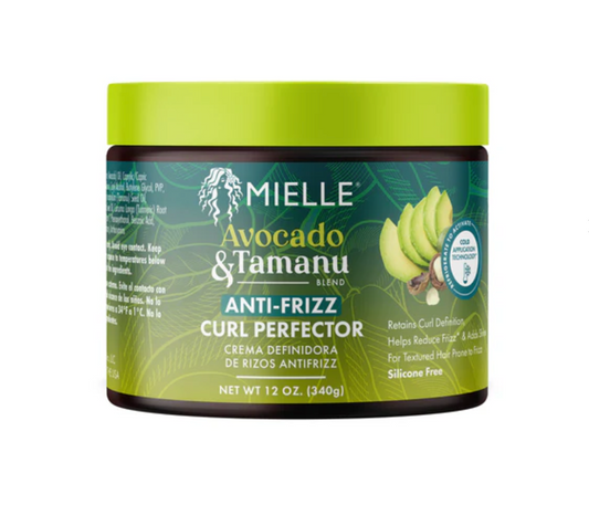 MIELLE ORGANICS Avocado & Tamanu Anti-Frizz Curl Perfector 12oz