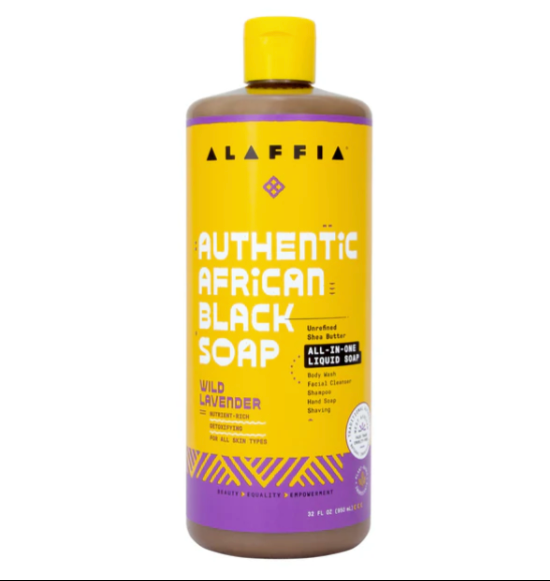 ALAFFIA Black Soap 16oz