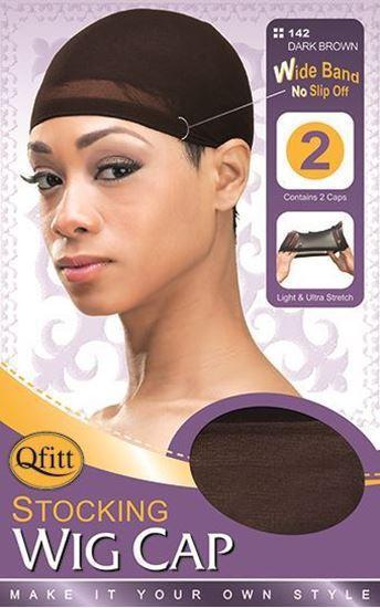 Qfitt Wig Cap - Dark Brown