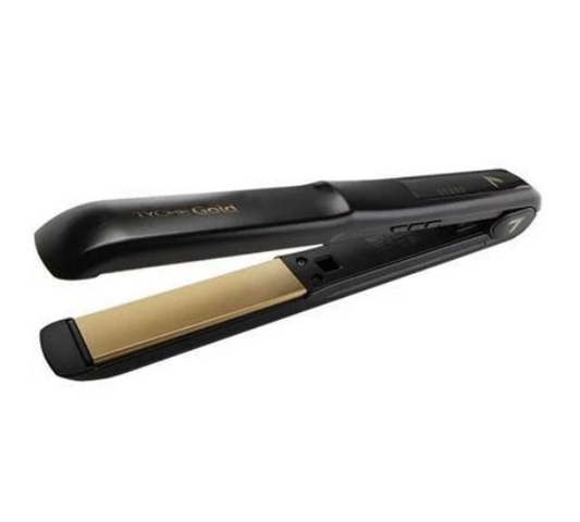 Tyche Gold Ceramic Flat Iron 1"