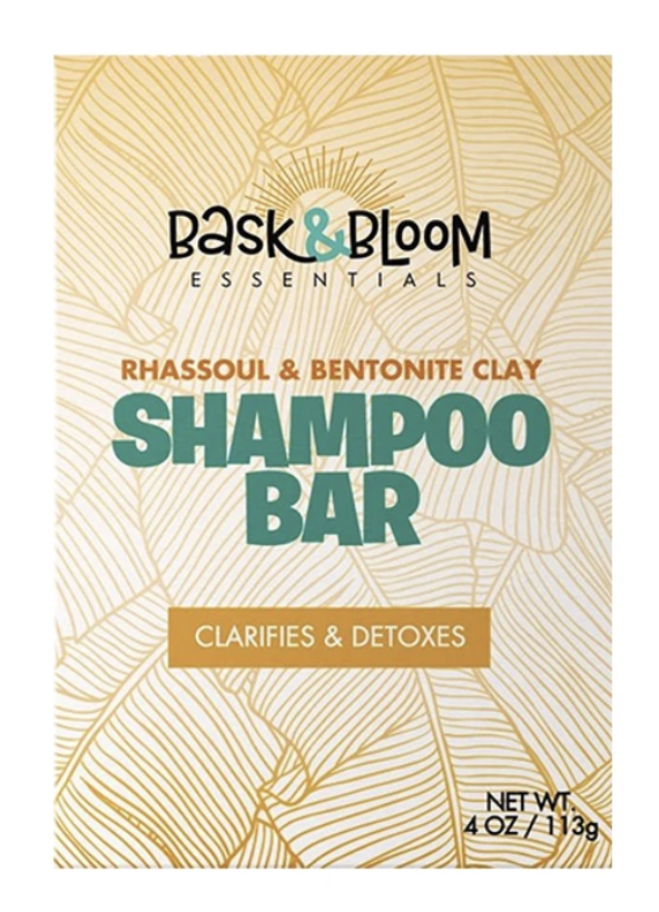 Bask & Bloom Rhassoul & Bentonite Clay Shampoo Bar 4oz