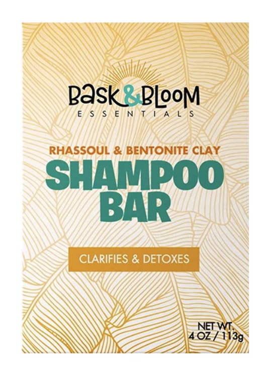 Bask & Bloom Rhassoul & Bentonite Clay Shampoo Bar 4oz