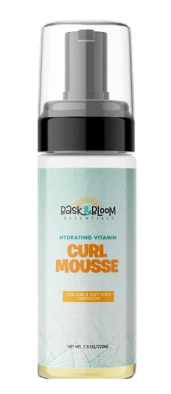 Bask & Bloom Hydrating Vitamin Curl Mousse 7.5oz