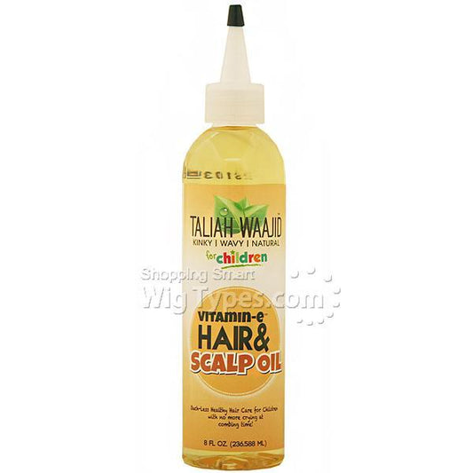 Taliah Waajid Kinky Wavy Natural for Children Vitamin-E Hair & Scalp Oil 8FL OZ