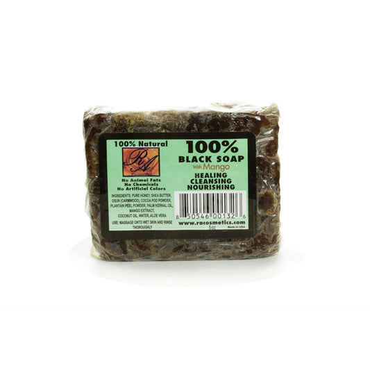 RA 100% Black Soap with Mango 5oz.